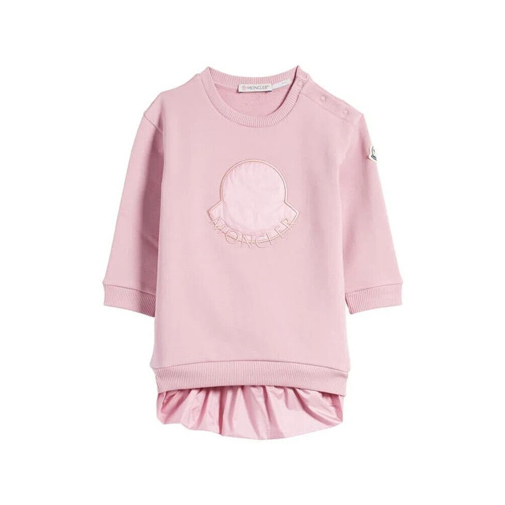 Moncler Kids Sweatshirt Dress Pink Size 2Y‎ 2 Years NEW $270